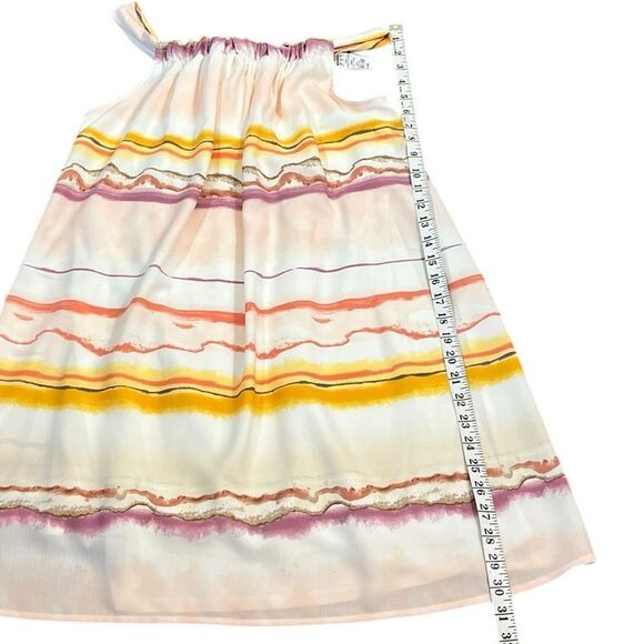 Nine West Elegant Halter Neck Cream Fabric Dress, Size M, NWT - Picture 6 of 10